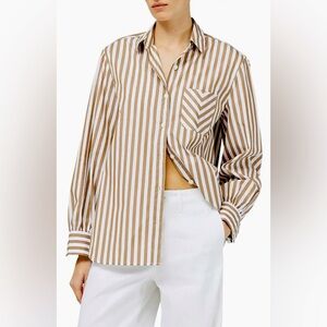 Rag & Bone Maxine Stripe Cotton Button Up